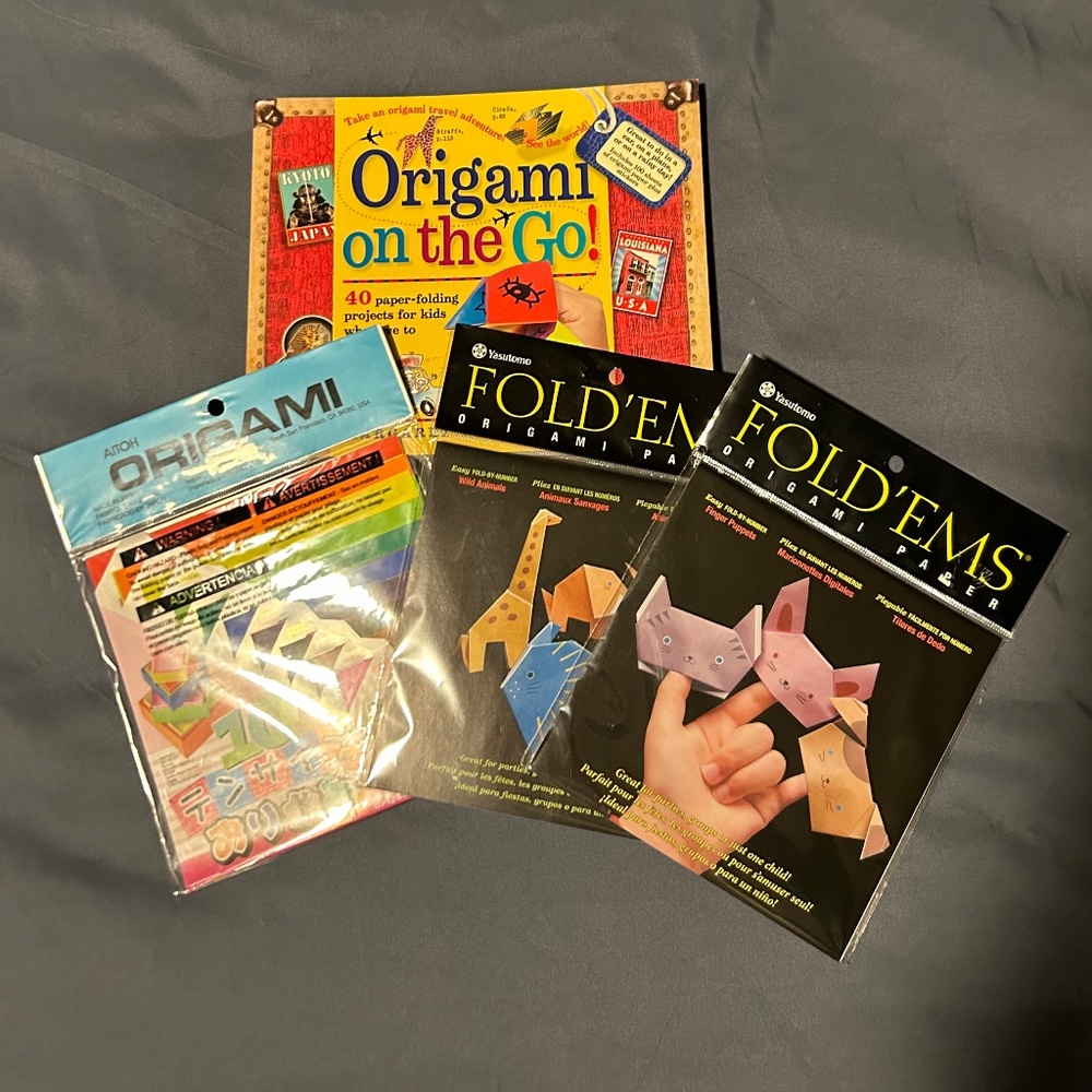 Origami On the Go Book and Origami Paper